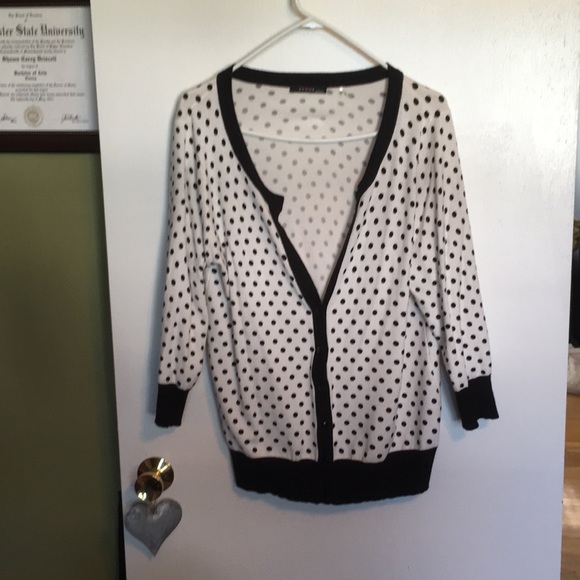 Cyrus Sweaters - Cyrus polka dot cardigan